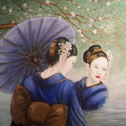 Geisha Mural - Paintings