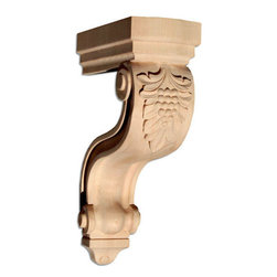 Inviting Home Inc. - Modesto Small Wood Corbel, Cherry - Corbels