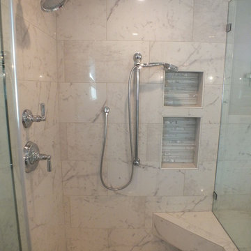 Classic porcelain marble Master Bath