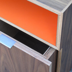Filing Cabinet | Walnut Multi-ply and Laminate - Filing Cabinets