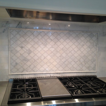 White Arabesque Mosaic