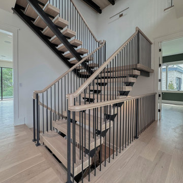 Project #122 | Freestanding Steel & Wood Staircase