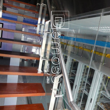 Nanhai Exhibition staircase and railing engineering