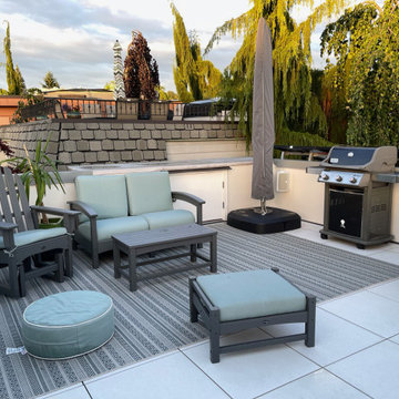 'Terrazzo Cool White' - porcelain pavers