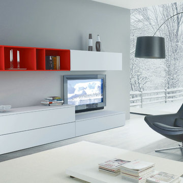 Modern Italian Wall Unit 3D 28 by Artigian Mobili - $2,315.00