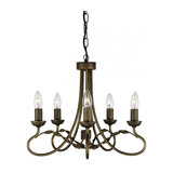 5-Light Script Chandelier