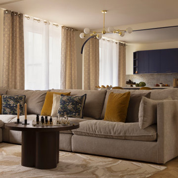Rénovation complète d'un appartement avec style transitionnel