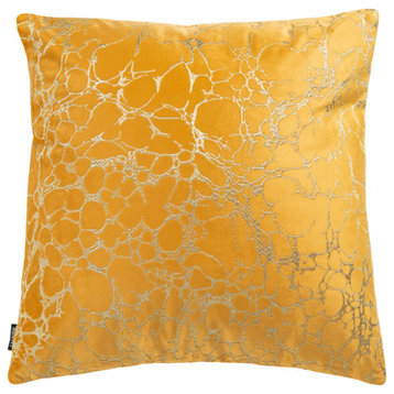 Safavieh Brenla Pillow Yellow 18" X 18"
