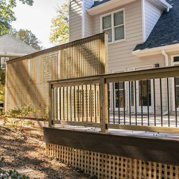 Marietta, GA Color Plus Siding Installation and Deck Build