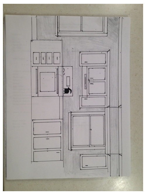 Remove Bulkhead above Leave just a section over sink?