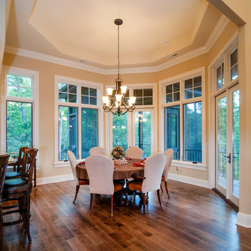 Dining Room of The Jasper Hill Plan #5020 by Donald Gardner Architects