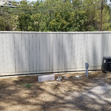 Cladding of Automatic Gate, CA, Pre Finished Aluminum