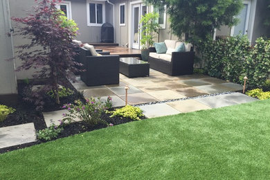 This is an example of a transitional landscaping in San Francisco.