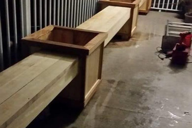 Red and Yellow Cedar Planters & Benches