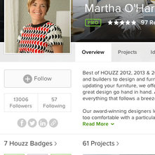 Follow Houzzers and other pros