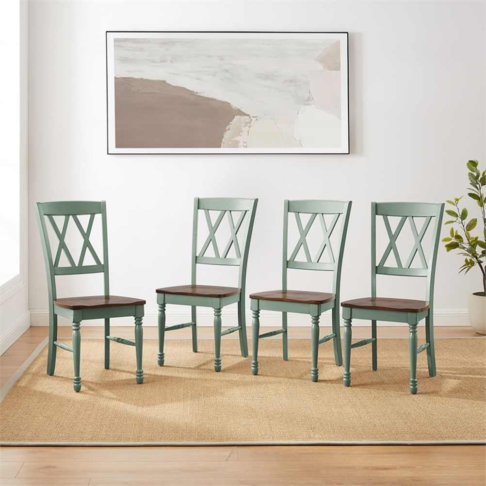 Crosley Furniture Shelby 18" Traditional Wood Dining Chair in White ...