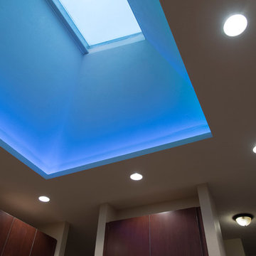Stunning multi-color skylight lighting