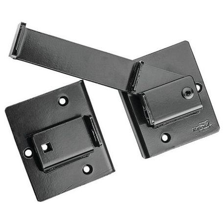 National Hardware  Heavy Duty Flip Door & Gate Latches, Black