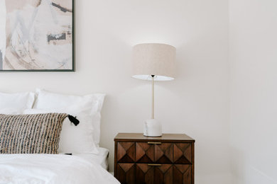 Bedroom - eclectic bedroom idea in San Diego