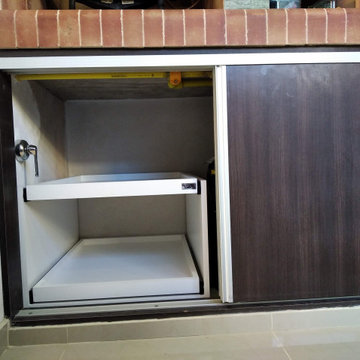 Muebles a medida bajo parrilla