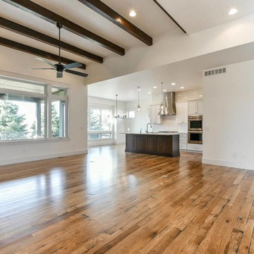 Contemporary Custom Build with Rustic Charm