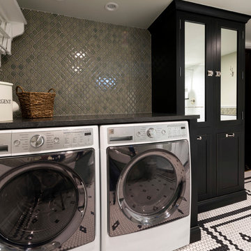 Basement Bathroom and Laundry Room