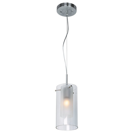 Access Lighting Proteus Pendant 50514-BS/FRC, Brushed Steel