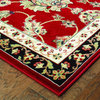 Oriental Weavers Kashan 370RI Red/ Multi Area Rug 3'10'' X  5' 5''