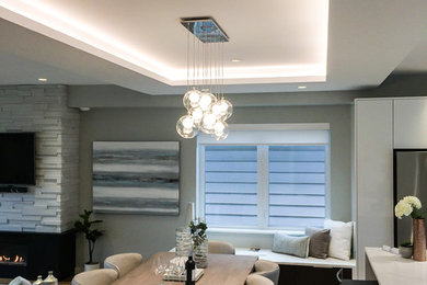 Dining room - contemporary dining room idea in Vancouver