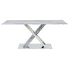 Dining Table White/Gray