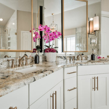 Allen Contemporary Master Bathroom Remodel