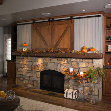 Family Room and Front Entrance Transformation