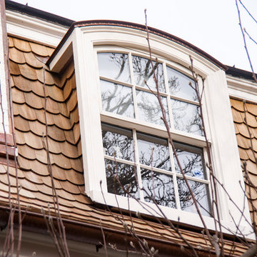 Cedar Shake Shingles with Copper Flashings