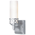 Livex Lighting - Livex Lighting 4721-91 Westfield - One Light Bath Bar - Shade Included: YesWestfield One Light  Brushed Nickel Hand  *UL Approved: YES Energy Star Qualified: n/a ADA Certified: YES  *Number of Lights: Lamp: 1-*Wattage:60w Candelabra Base bulb(s) *Bulb Included:No *Bulb Type:Candelabra Base *Finish Type:Brushed Nickel