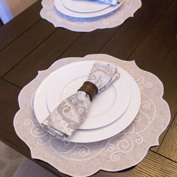 Orange Dining Room