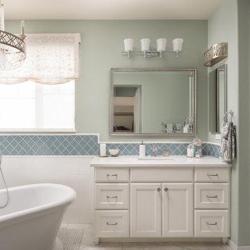 Carlsbad Master Bathroom Custom Framed Mirror