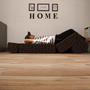 Foldable sofa cum bed - Single seater - Size 3'X 6'