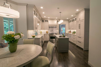 Inspiration for a transitional kitchen remodel in Seattle