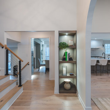 Sleek Elegance: Slim Shaker Cabinet Kitchen Renovation