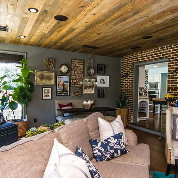 Cozy Living Room Addition - by Faye Smith Interior Design