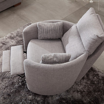 Venus Recliner Swivel Chair by Famaliving California