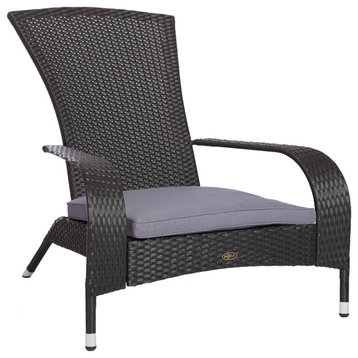 Black Coconino Wicker Chair