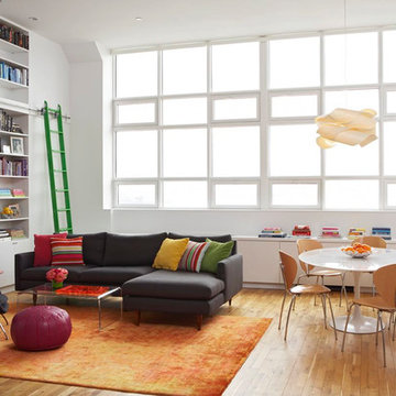 LZF - Link and Orbit Lamps Make Choice Features In A Brooklyn Loft - USA