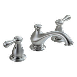 Delta Leland&reg; Two Handle Widespread Lavatory Faucet with Pop-Up - Bathroom Sink Faucets