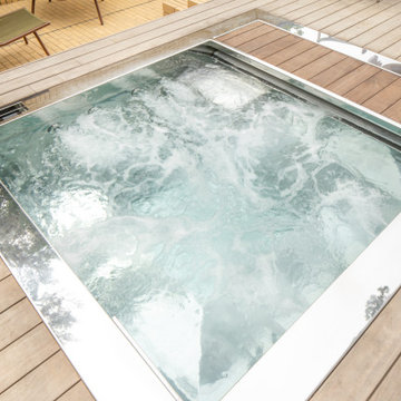 Luxury Stainless Steel Hot Tub