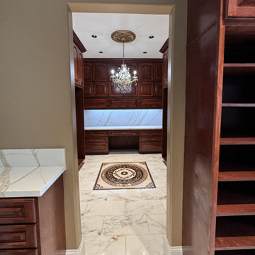 Custom His and Her Closet