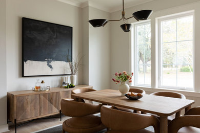 Inspiration for a modern dining room remodel in San Francisco
