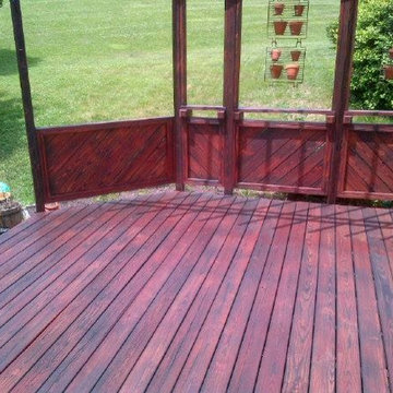 Shou Sugi Ban Deck & Day Bed