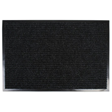 Charcoal Ribbed Walk Off Utility Mat 30"x48"