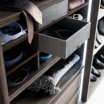 Tecnopolis Free Walk-in Closet Arrangement #3, Presotto Italy